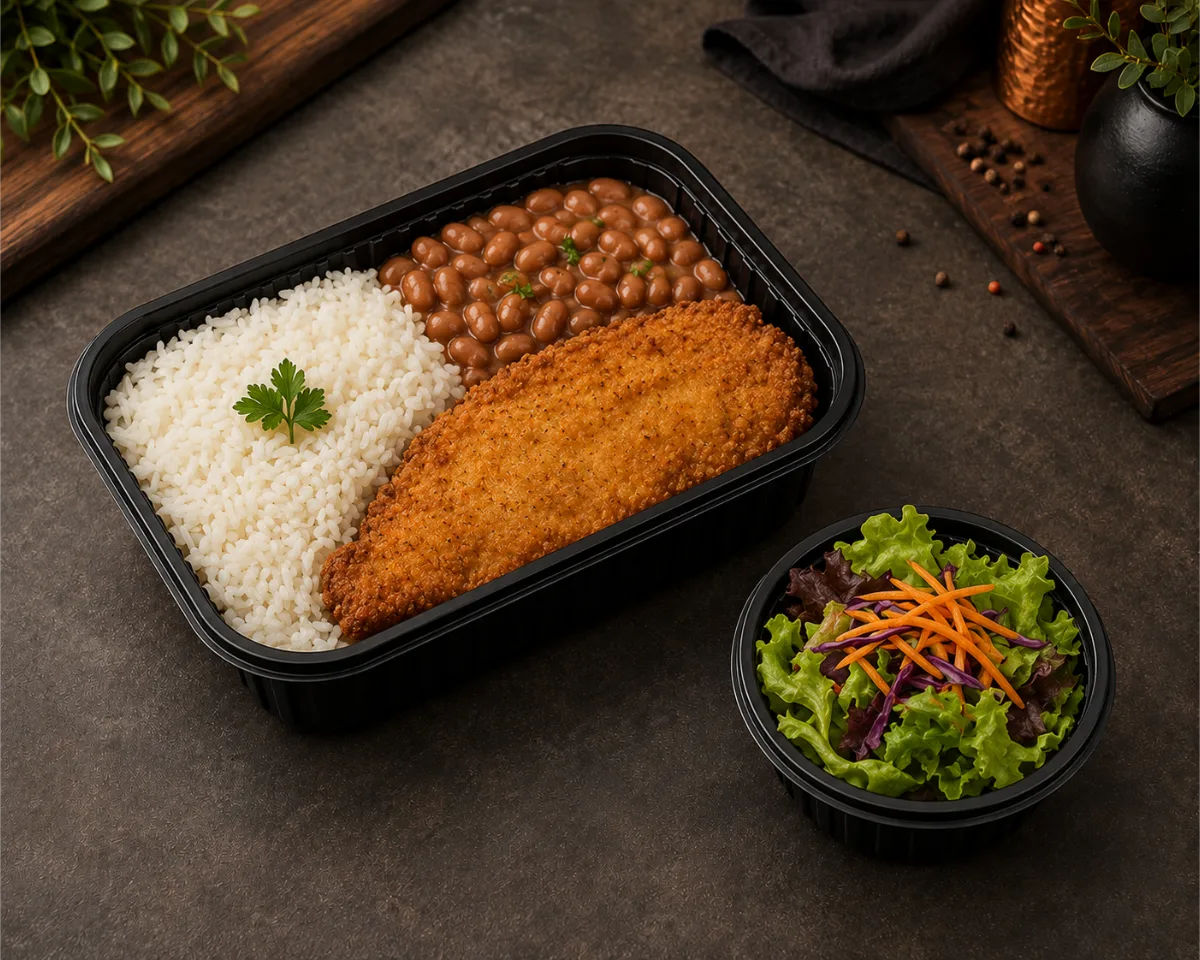 Tilápia à milanesa